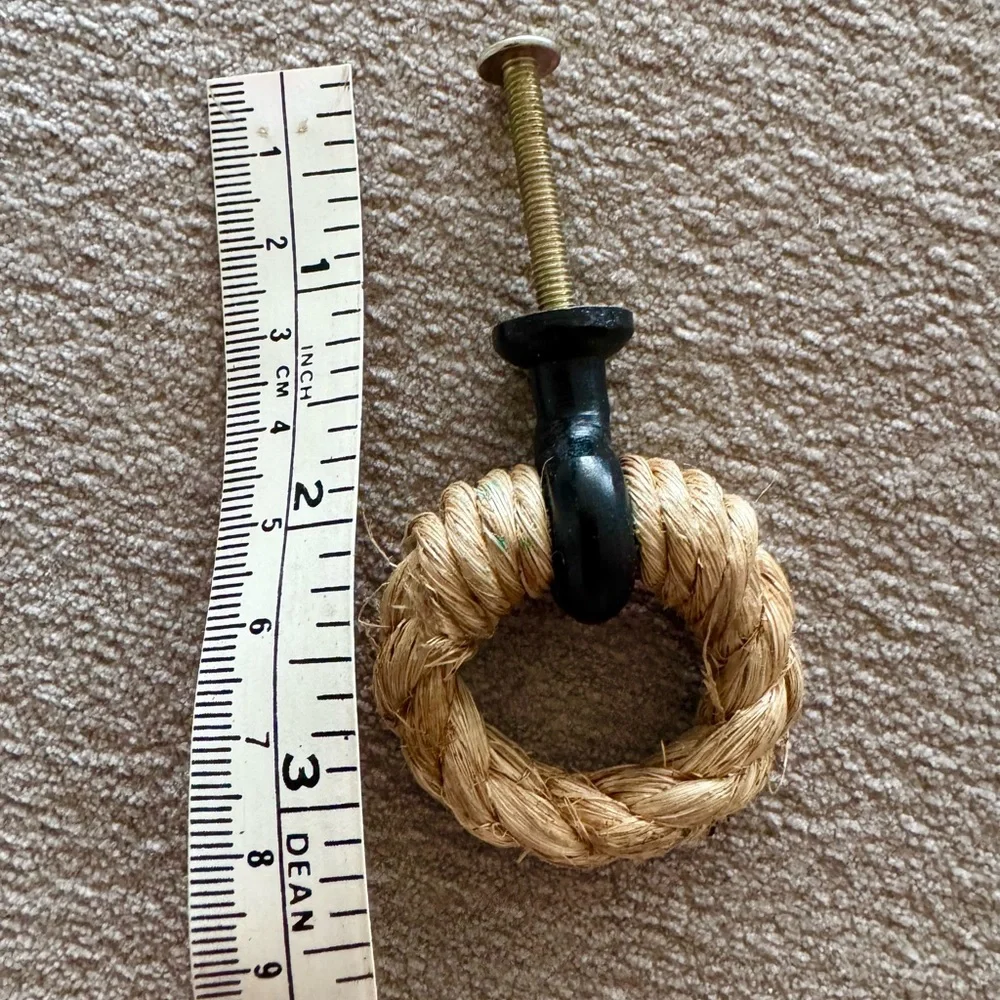 Rustic Rope Drawer Pull
